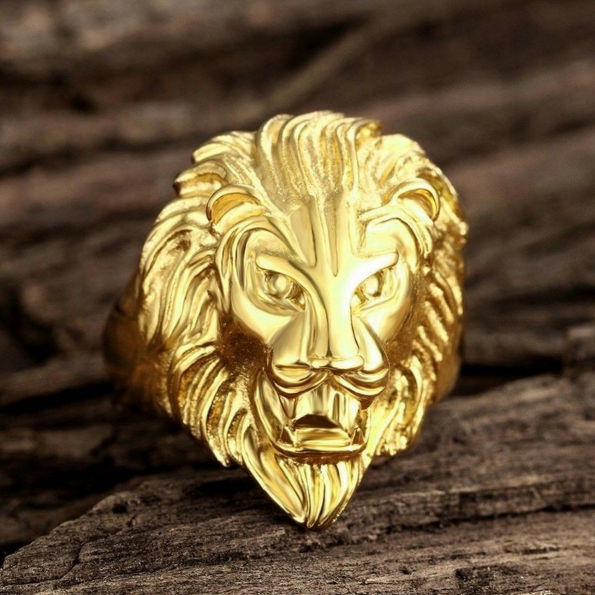 Lion ring sale for boys