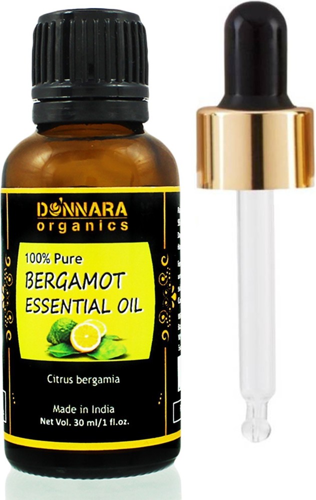 Donnara Organics 100% Pure Bergamot Essential oil- Natural & Undiluted  Combo pack of 2 bottles of 30 ml(60 ml)