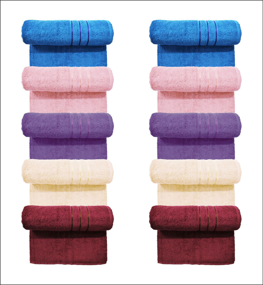 Bombay Dyeing Cotton 350 GSM Hand Towel Set Buy Bombay