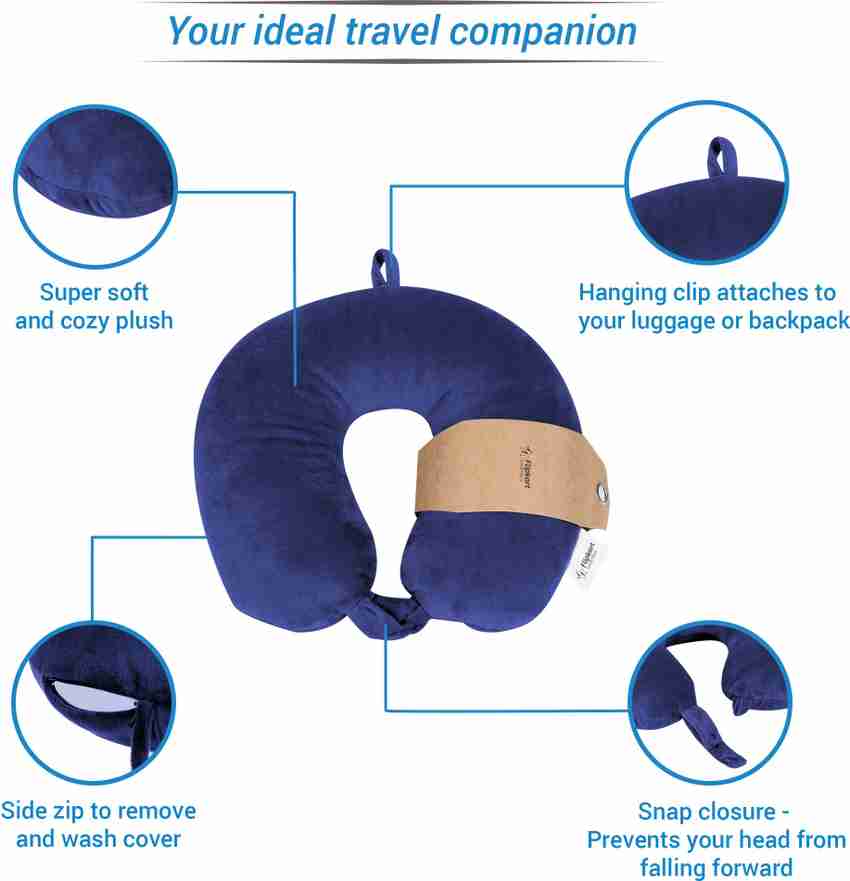 Flipkart SmartBuy Super Soft Memory Foam Travel Pillow