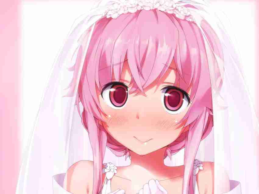 Athah Designs Anime Mirai Nikki Yuno Gasai 13*19 inches Wall