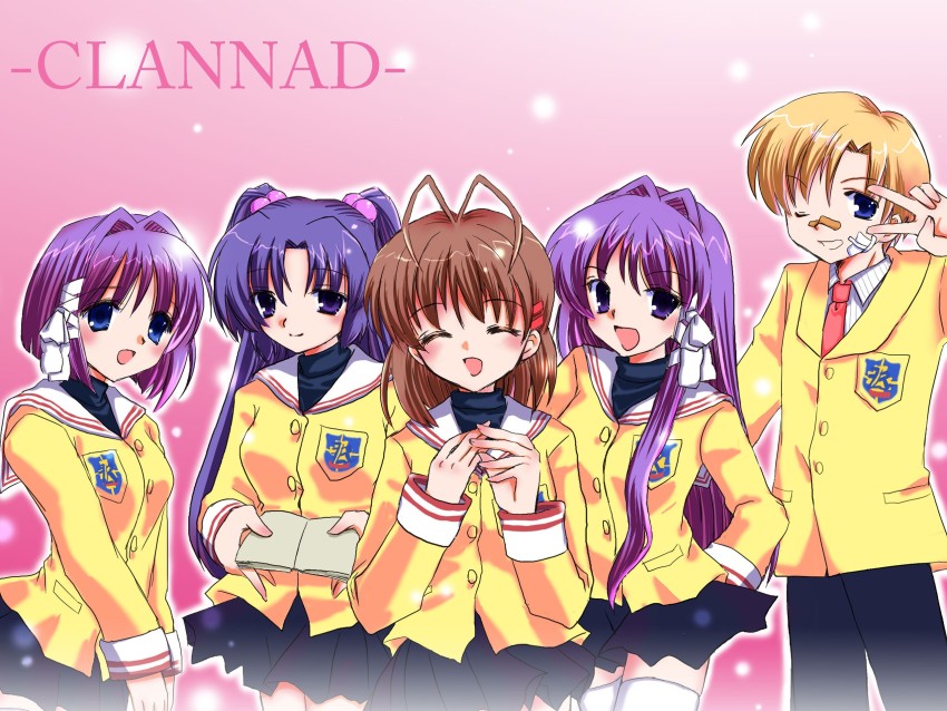 Clannad ~After Story~ - Fujibayashi Kyou - Fujibayashi Ryou - Furukawa  Nagisa - Tapestry (Chara-Ani)