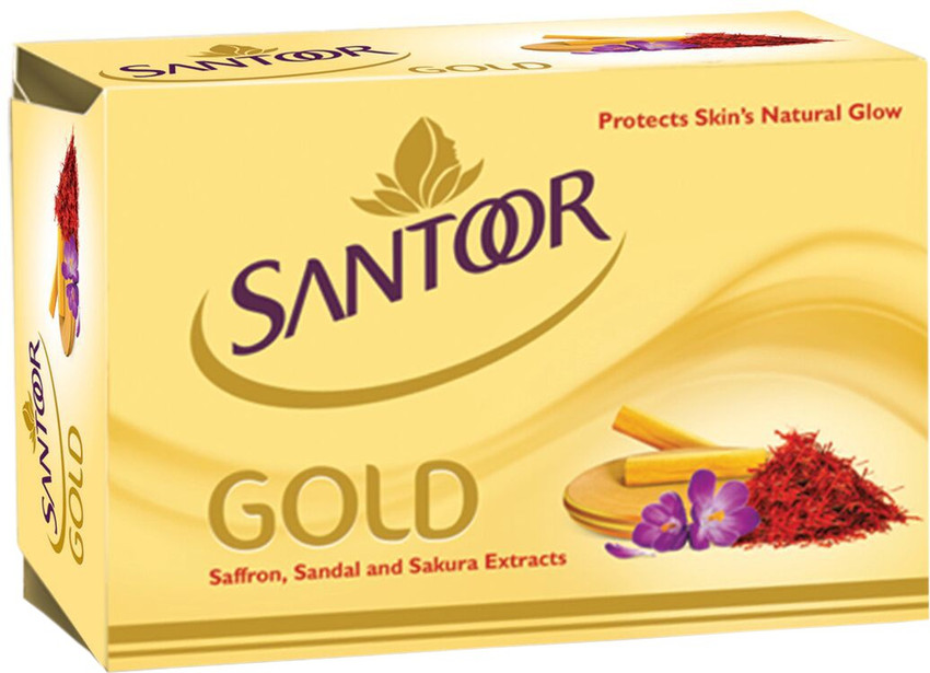 Santoor gold soap deals