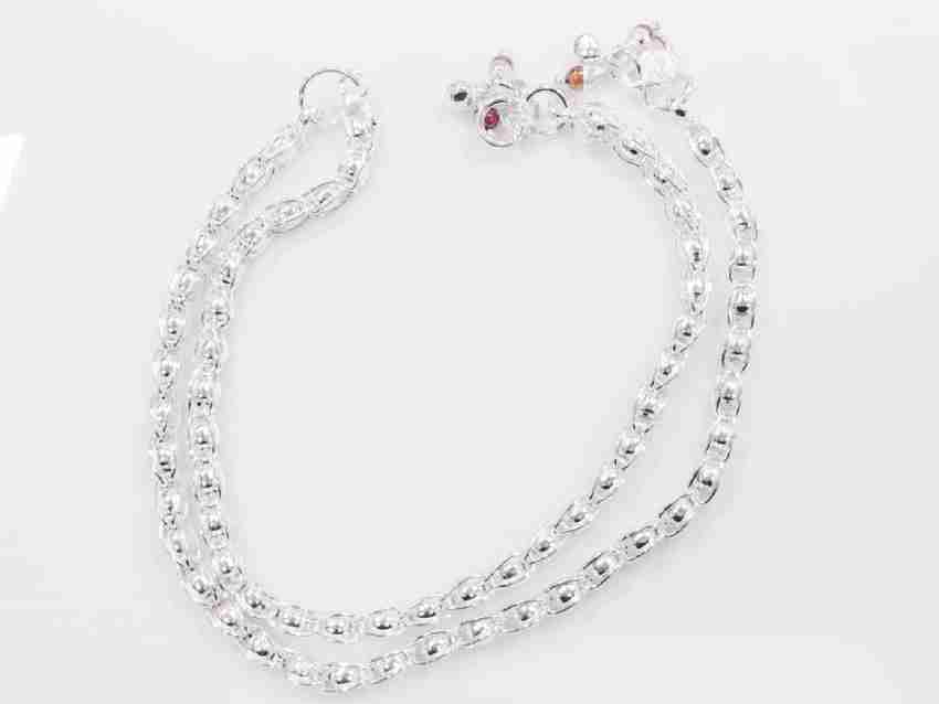 20 grams silver anklets discount