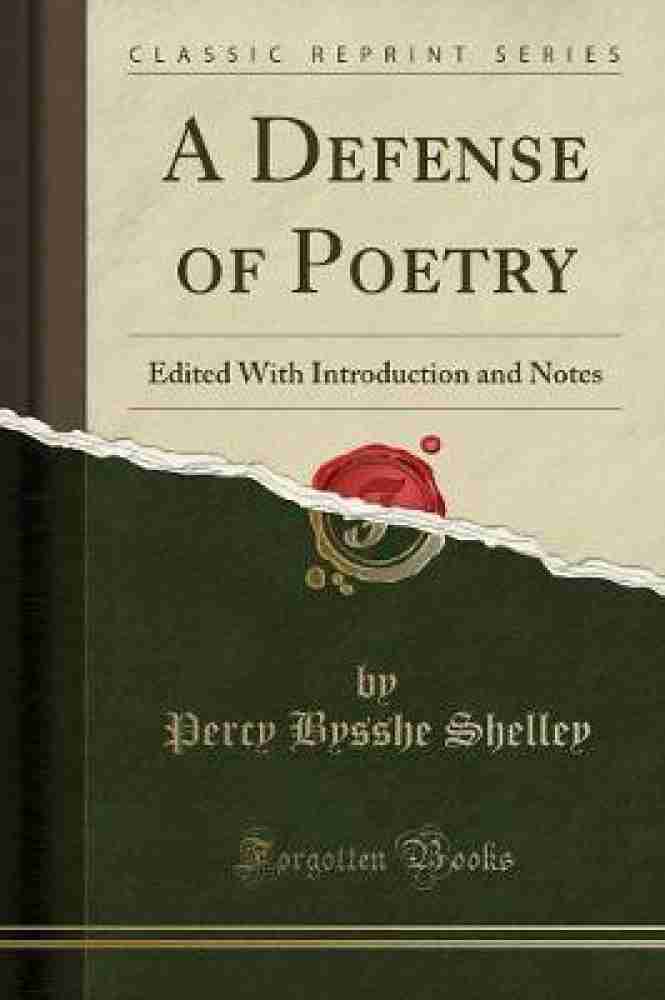 A Defense of Poetry: Buy A Defense of Poetry by Shelley Percy Bysshe at Low  Price in India | Flipkart.com