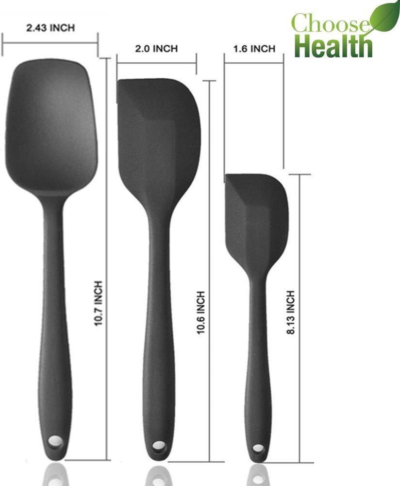 Buy P-Plus International Silicone Spatula Set of 5 , Kitchen Silicone  Spatula Utensil Set, Spatulas for Nonstick Cookware ORANGE Online at Best  Prices in India - JioMart.