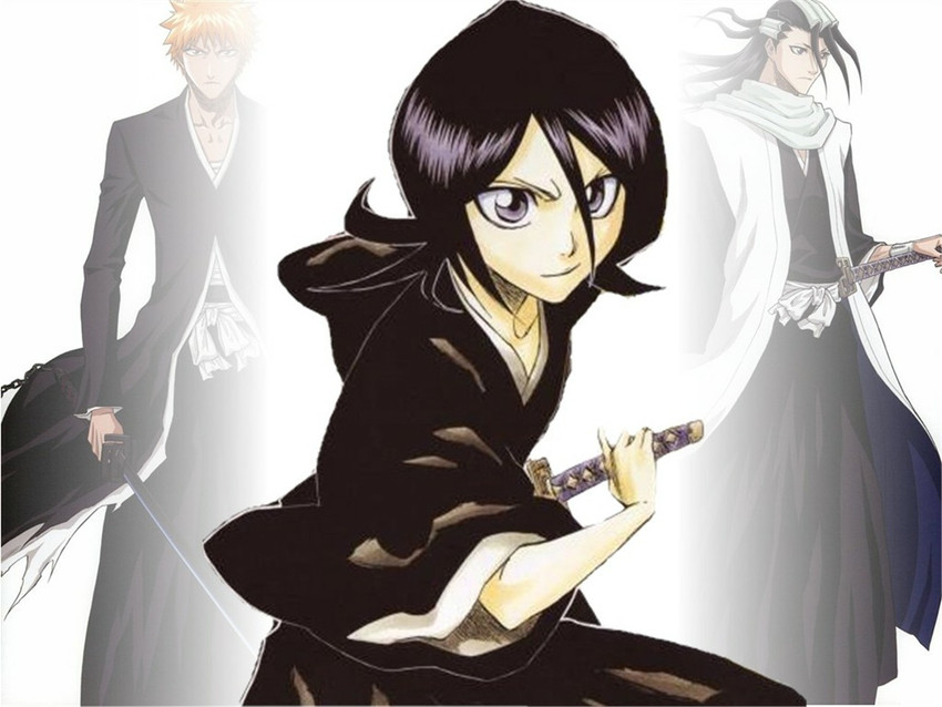 Anime Bleach Rukia Kuchiki HD Wall Poster, 300 GSM Printed Poster