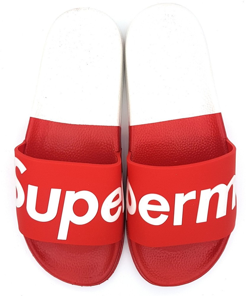 Red hot sale supreme sandals