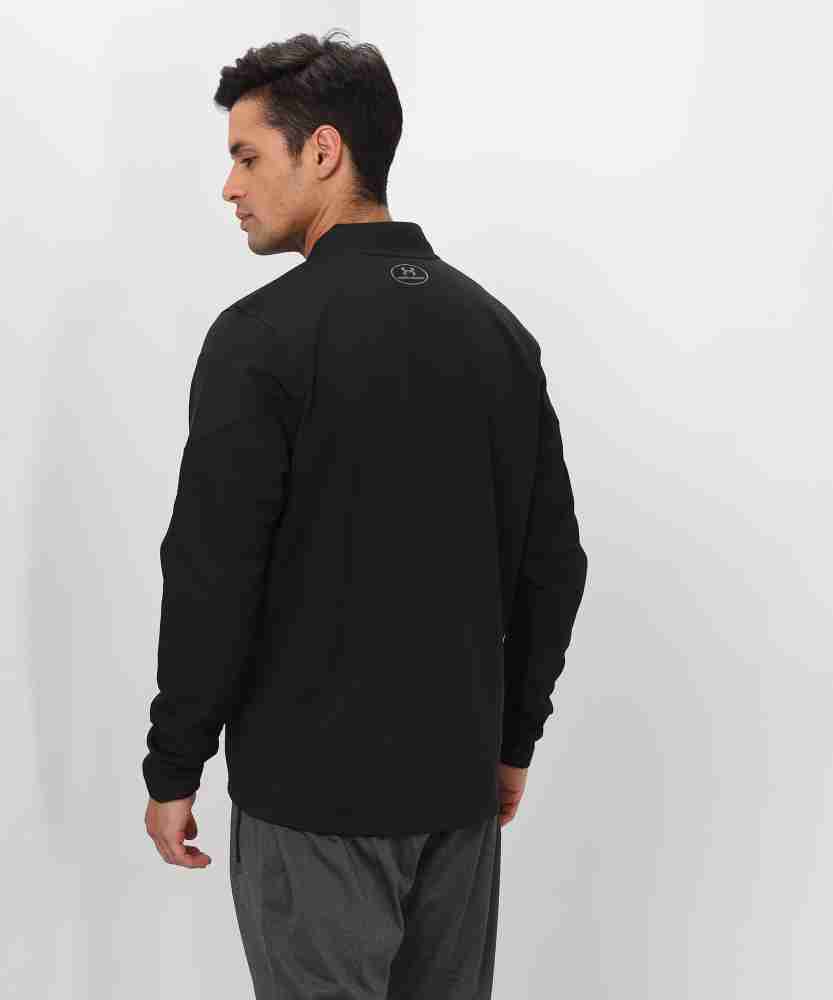UNDER ARMOUR Full Sleeve Solid Men Jacket - Buy BLK/BLK/WHT UNDER