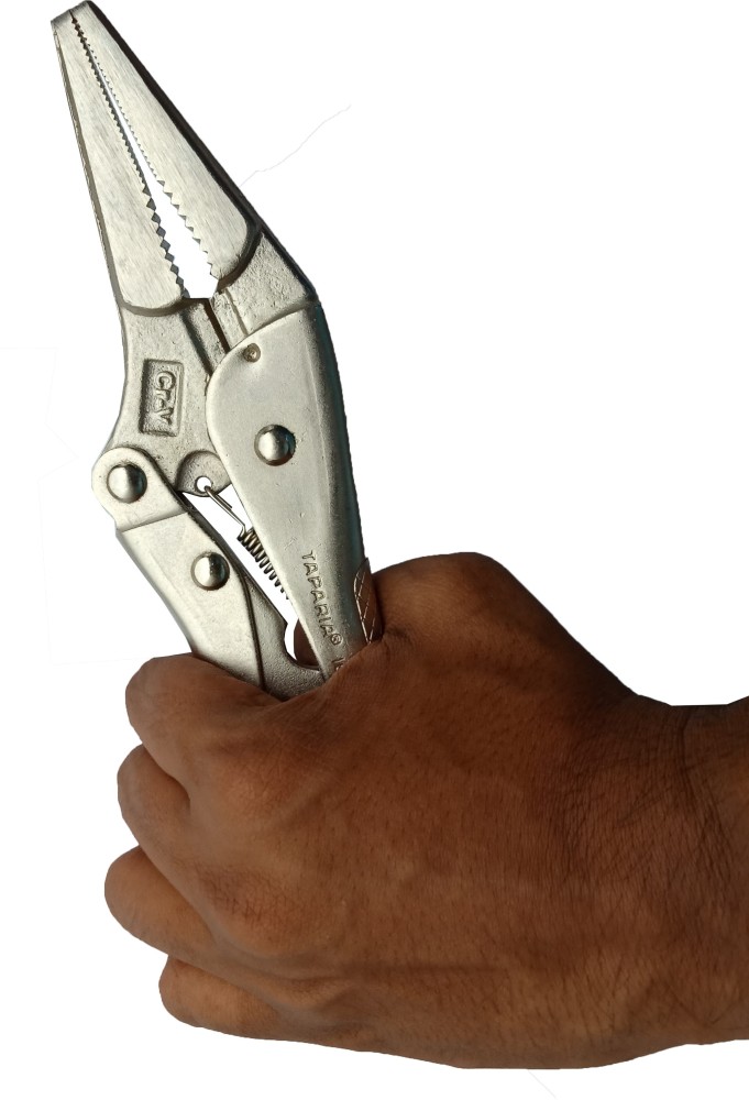 Long Nose Jaw Locking Pliers