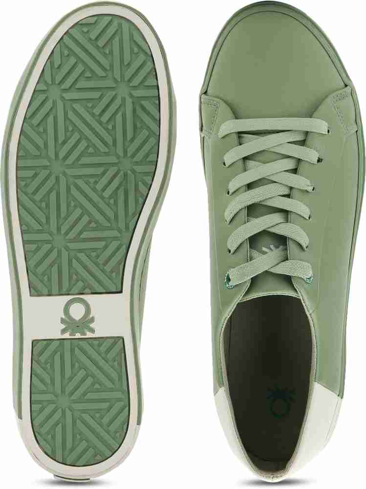 United Colors of Benetton Sneakers For Men Buy Green Color