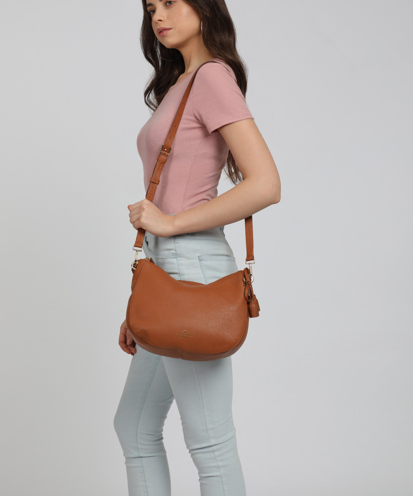 kate spade brown leather satchel
