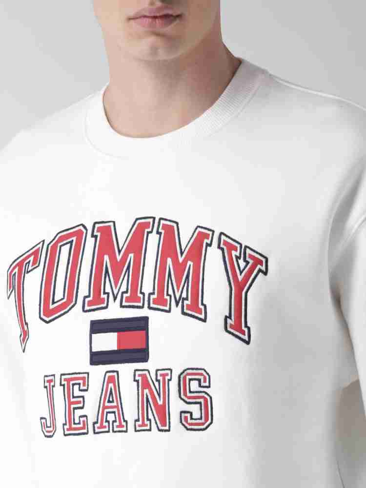 White tommy jeans discount sweatshirt