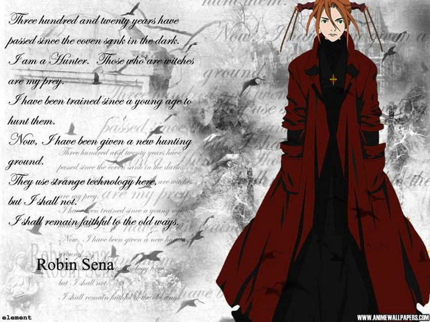 Athah Anime Witch Hunter Robin 13*19 inches Wall Poster Matte 