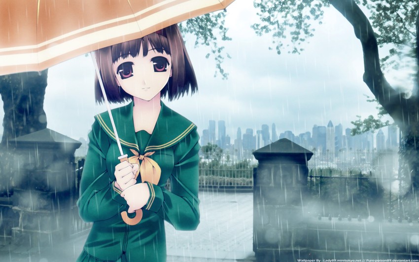 Sad Rain Anime Wallpapers  Top Free Sad Rain Anime Backgrounds   WallpaperAccess