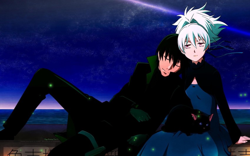 Male character illustration, anime, Darker than Black, Hei HD wallpaper