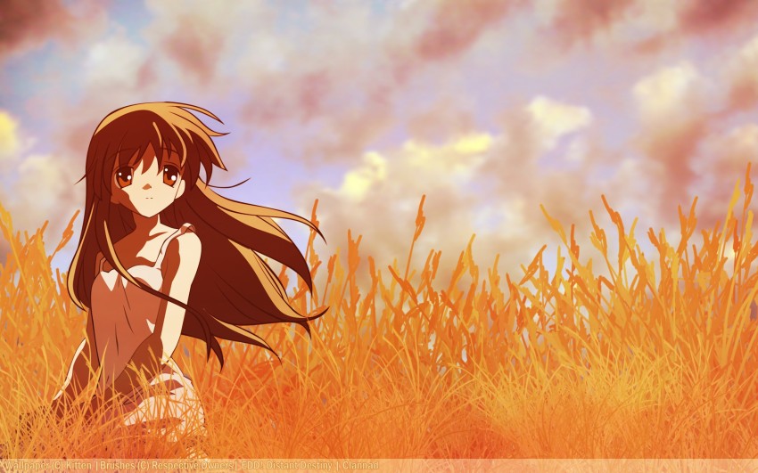 Double Sided Clannad Anime Poster