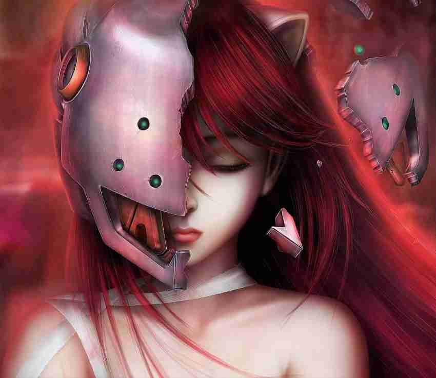 Lucy, aesthetic, manga, elfen lied, anime, HD phone wallpaper