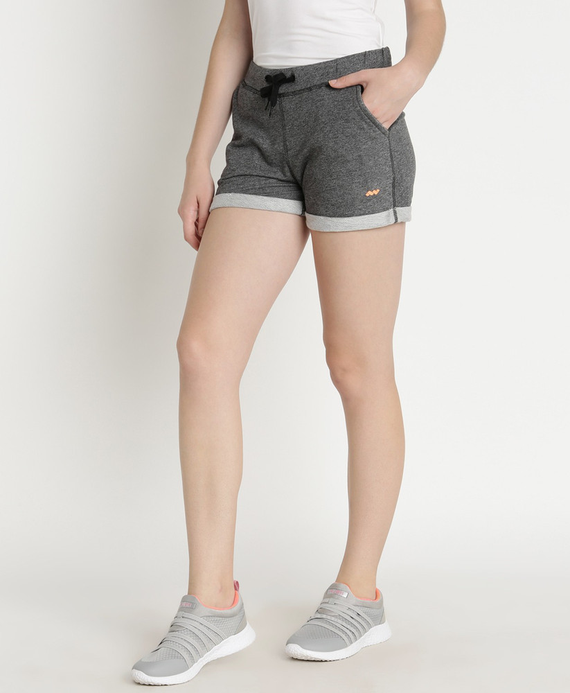 SPUNK by fbb Solid Women Grey Basic Shorts Buy SPUNK by fbb Solid Women Grey Basic Shorts Online at Best Prices in India Flipkart
