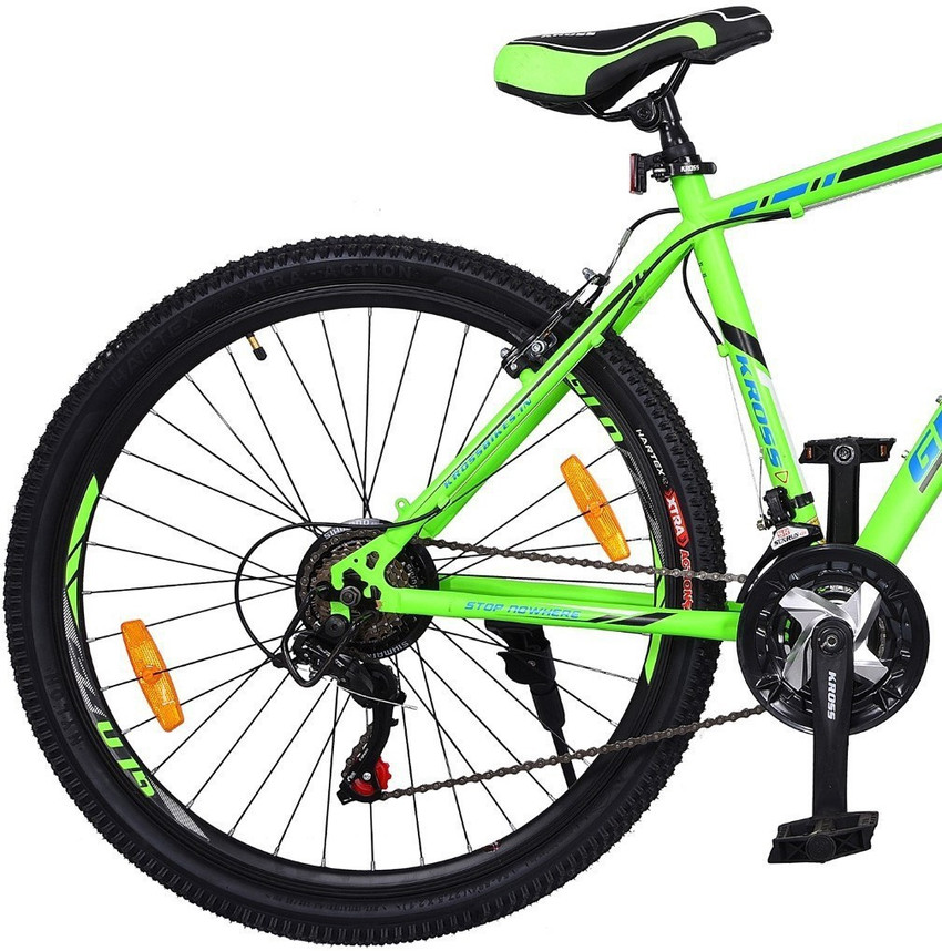 Kross Xplore Front Suspension Bike For Adults Green 27.5 T
