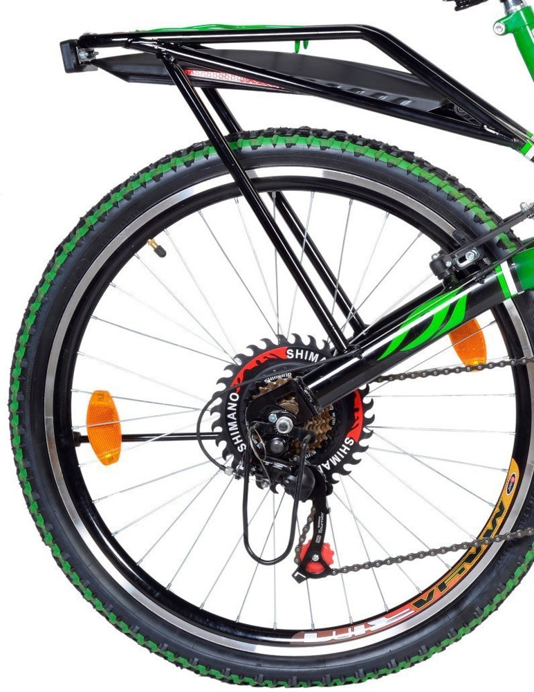 ATLAS Crest Dual Suspention Bike For Adults Black Green 26 T Mountain Cycle Price in India Buy ATLAS Crest Dual Suspention Bike For Adults Black Green 26 T Mountain Cycle online at Flipkart