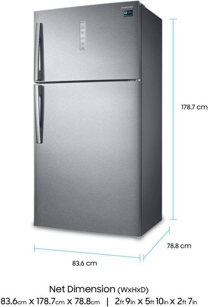SAMSUNG 637 L Frost Free Double Door 3 Star Refrigerator