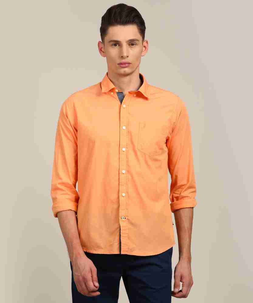 H and shop m orange shirt