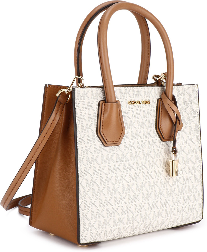Mk sling online bag white
