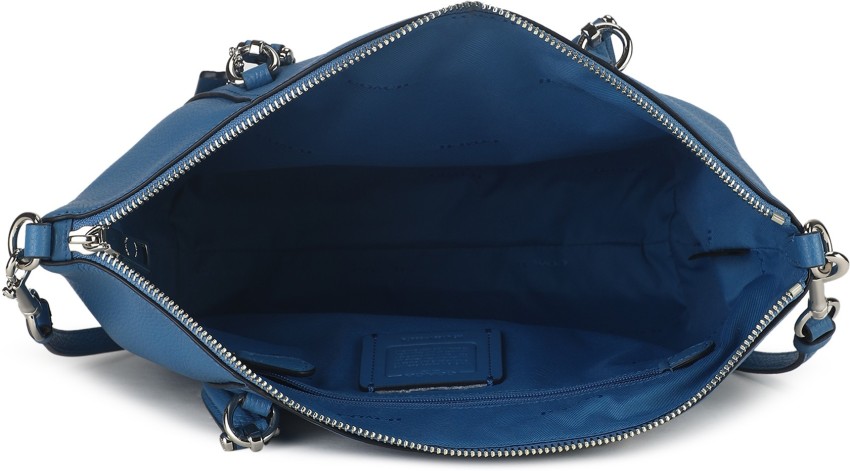 Coach blue sling bag on sale