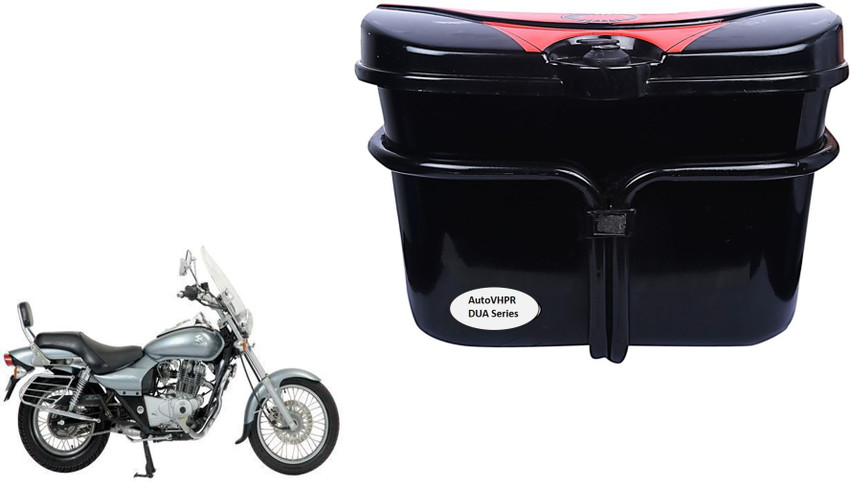 AutoVHPR Luggage Box Black Plastic Motorbike Saddlebag Price in