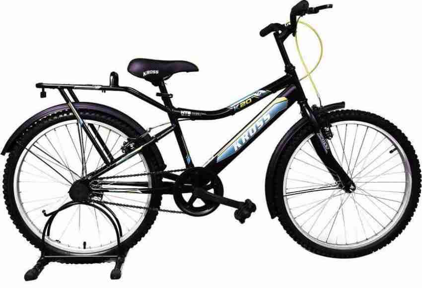 Kross K20 SS 24 Mat Black Blue 24 T Mountain Cycle Price in India