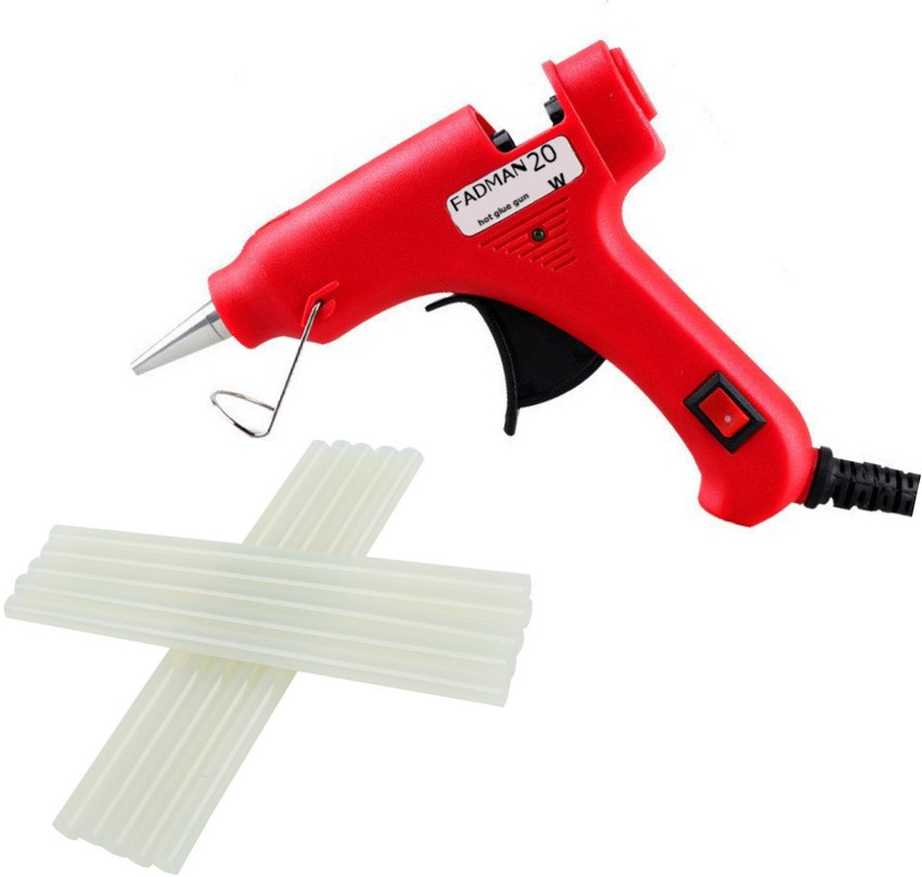 FADMAN PINK MINI HOT GLUE GUN, 20 WATT, 5 GLUE STICKS, Standard  Temperature Corded Glue Gun Price in India - Buy FADMAN PINK MINI HOT GLUE  GUN