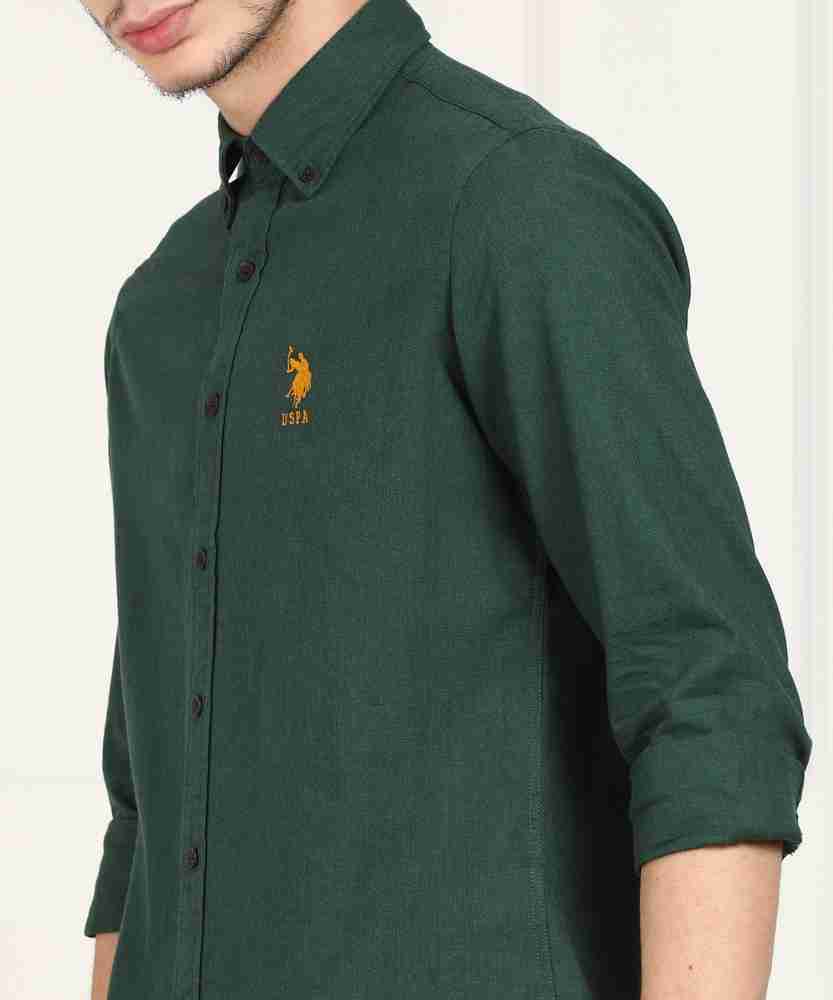 us polo assn green shirt