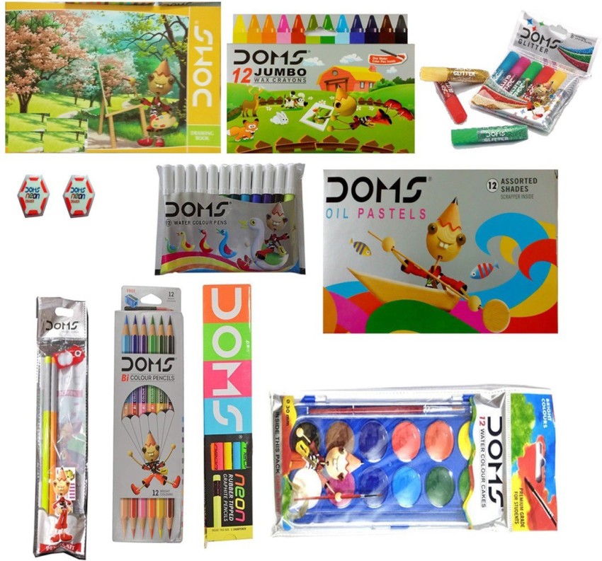 DomS Multicolor School Pencil Kit, Packaging Size: 10 at best price in  Ahmedabad