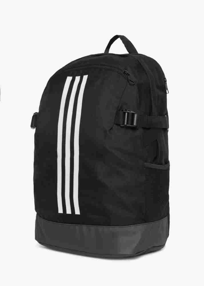 ADIDAS BP POWER IV M 32 L Laptop Backpack BLACK WHITE WHITE