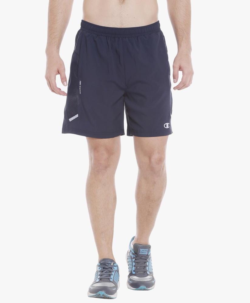 CHAMPION by FBB Solid Men Blue Basic Shorts Buy CHAMPION by FBB