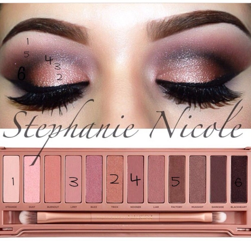 ULTIMATE Eyelashes With Urban Decay naked 3 Eye shadow Palette