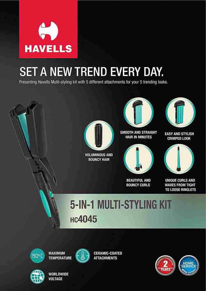 Havells hair straightener 5 hotsell in 1