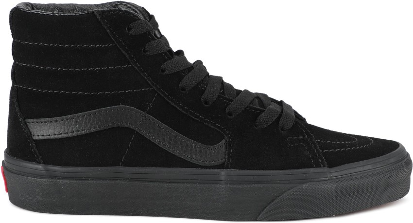 Black fashion hi vans