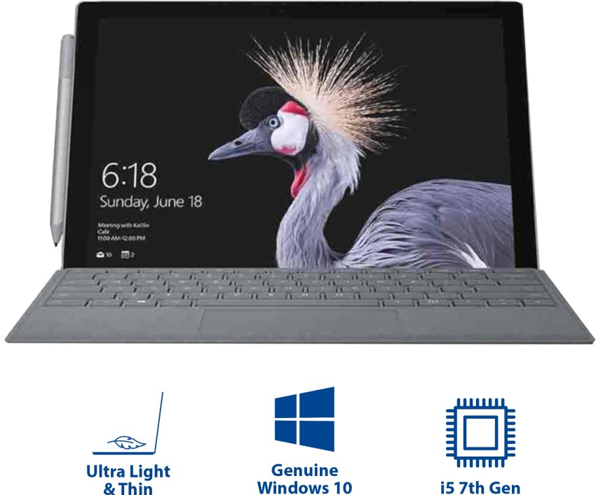 Convertible 2 en 1 - MICROSOFT Surface Pro 7 - VDV-00004, 12,3  Full-HD,  Intel® Core™ i5-1035G4, 8 GB RAM, 128 GB, UHD Graphics, Windows 10 Home (64  Bit), Plata