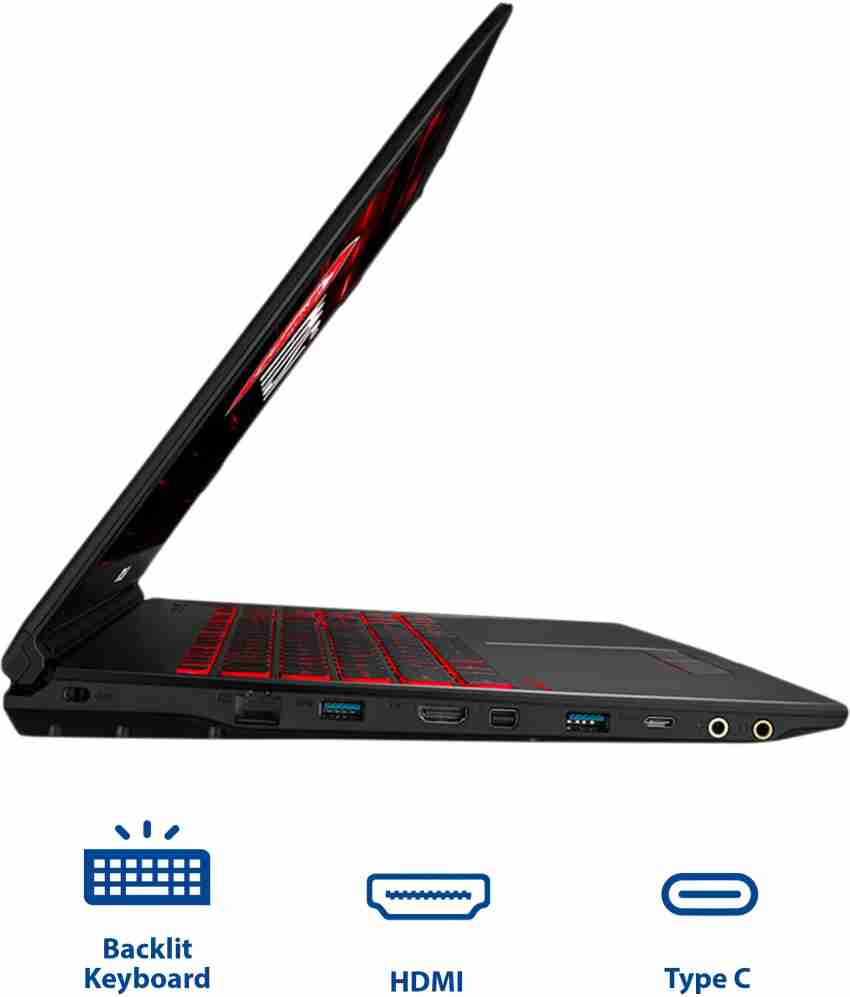  MSI GV62 8RD-034 15.6 Thin and Light Gaming Laptop, GeForce  GTX 1050Ti 4G, Intel i7-8750H (6 Cores), 8GB DDR4, 128GB SSD + 1TB, Windows  10 64 bit, Steelseries Red Backlit Keys 