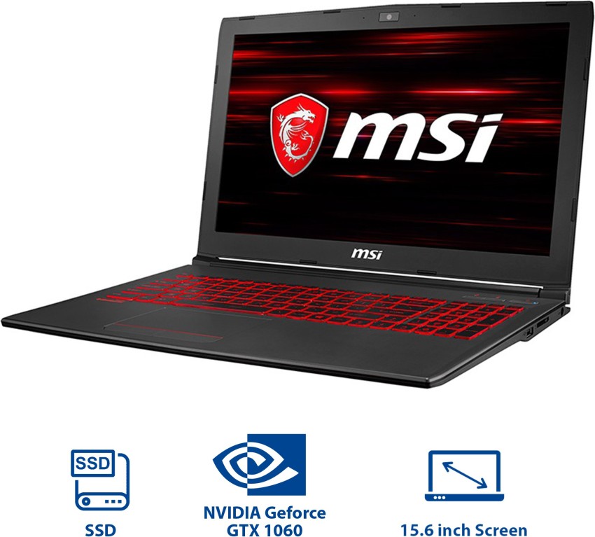  MSI GV62 8RD-034 15.6 Thin and Light Gaming Laptop