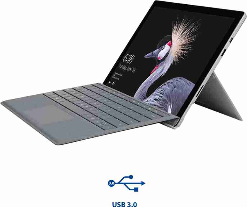 MICROSOFT Surface Pro Intel Core m3 7th Gen 7Y30 - (4 GB/128 GB SSD/Windows  10 Pro) M1796 2 in 1 Laptop