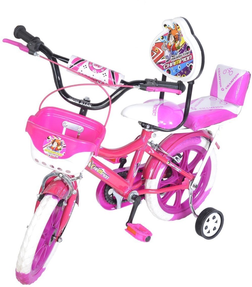 Mustang® Momstar Champion Bike For kids Of Age 2-5Yrs Pink 14 T Recreation Cycle Price in India