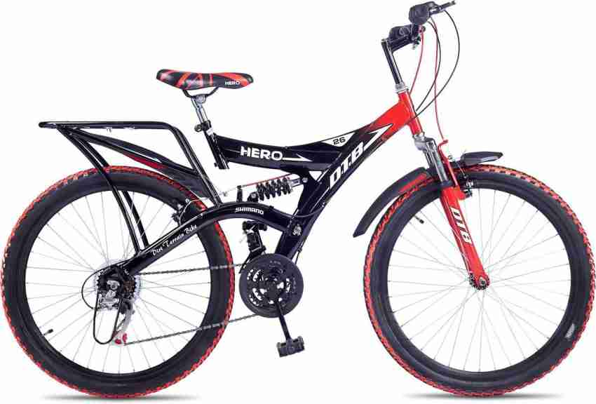 HERO Ranger 18 Speed Dtb Vx 26T 26 T Mountain Cycle Price in India Buy HERO Ranger 18 Speed Dtb Vx 26T 26 T Mountain Cycle online at Flipkart