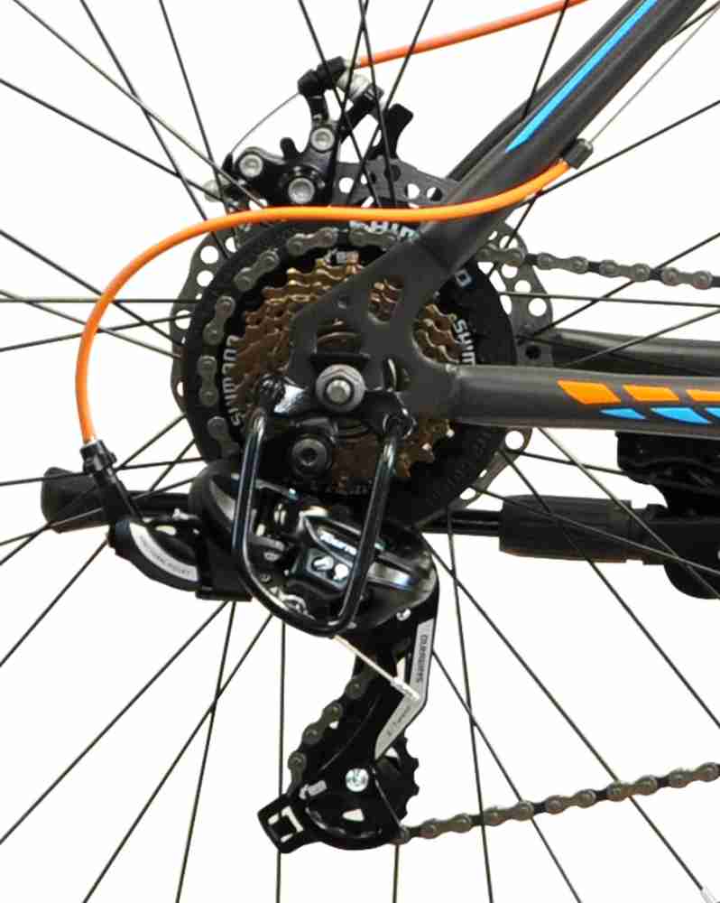 Frog Viper X 101 Front Suspension Dual Disc Brake Bike For Adults Orange Blue 27.5 T Mountain Cycle Price in India Buy Frog Viper X 101 Front Suspension Dual Disc Brake Bike For Adults