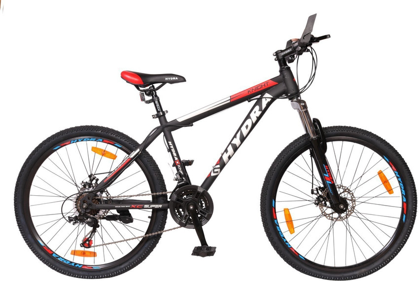 Hydra Knight Dual Disc Bike For Adults Black 26 T Mountain