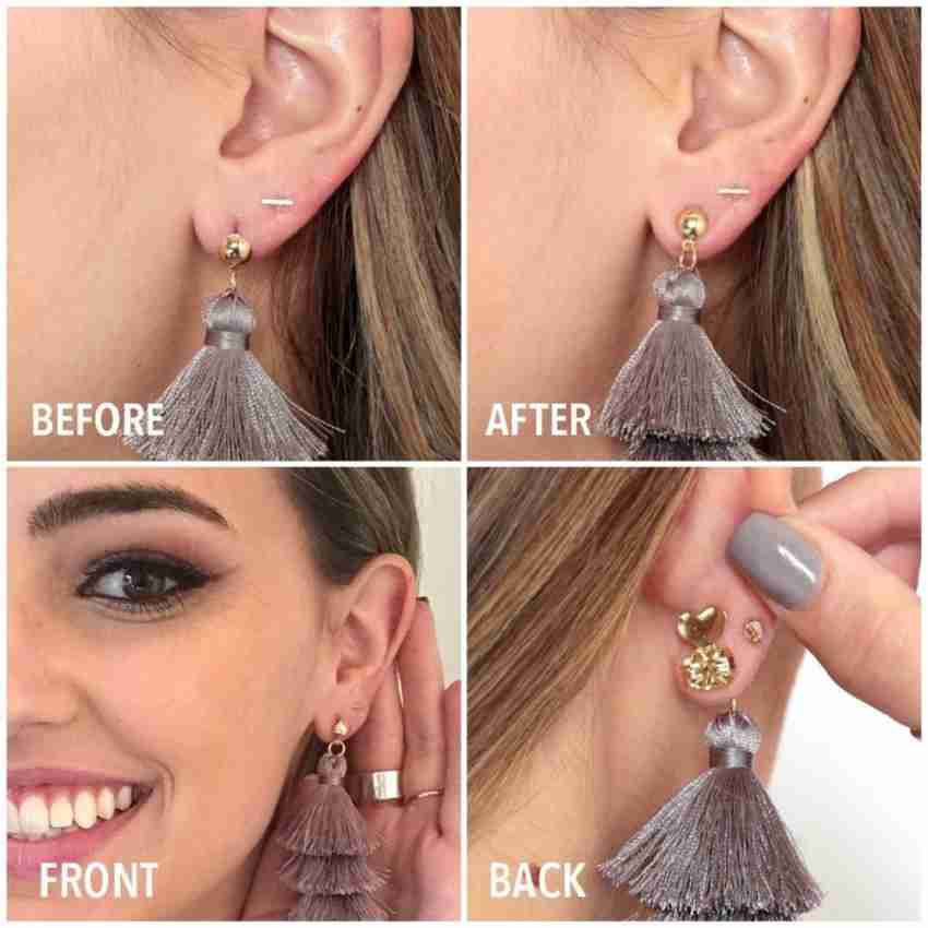 Earring Backs,Rubber Earring Backs for Studs,5mm Silicone Earring Backs,  Earring Backs Rubber, Clear Earring Backs Replacements, Earring Backings  for studs, Pierced Earring Backs(200pcs) 
