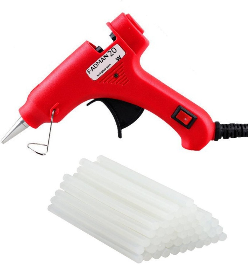 FADMAN PINK MINI HOT GLUE GUN, 20 WATT, 5 GLUE STICKS, Standard  Temperature Corded Glue Gun Price in India - Buy FADMAN PINK MINI HOT GLUE  GUN