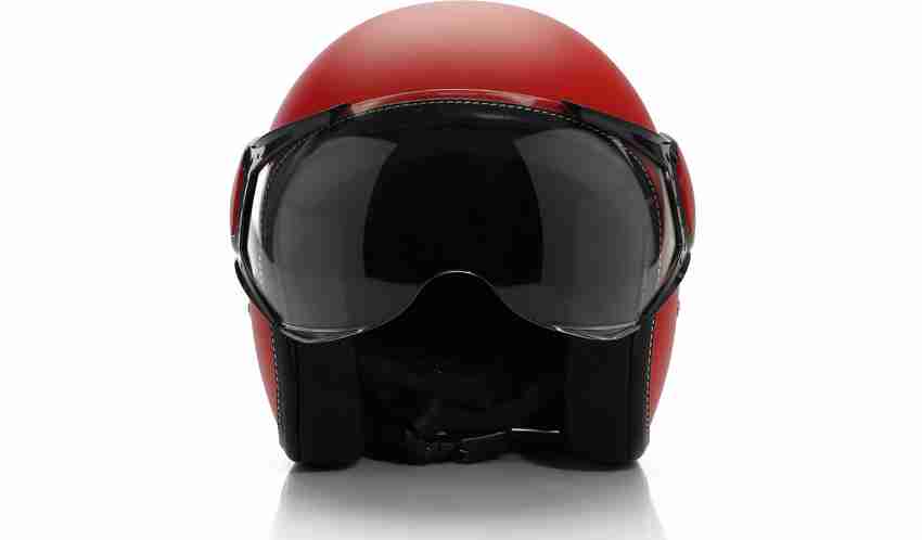 Vespa red helmet cheap